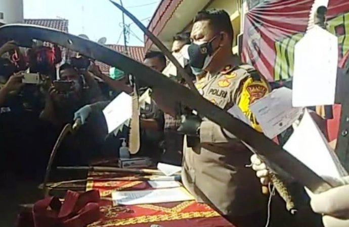 11 Pelaku Tawuran Berhasil Ditangkap Tim Kasatreskrim Cirebon Kota, 4 Orang DPO