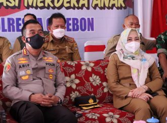 Kapolresta Cirebon Hadiri Zoom Meeting Kapolri Dalam Rangka Vaksinasi Serentak