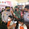 Kapolres Cirebon Kota Tinjau Vaksinasi Anak di SD Negeri Karyamulya 1 Kota Cirebon