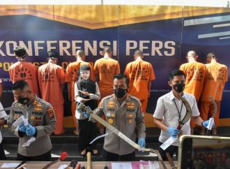 Satreskrim Polresta Cirebon Amankan Tujuh Tersangka dari Pengungkapan Tiga Kasus Tindak Pidana
