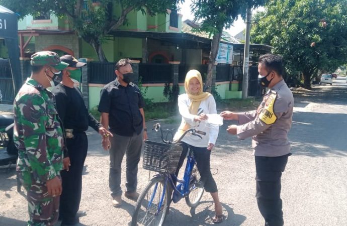 Polsek Kedawung Ciko, Awasi Kegiatan Masyarakat Dalam Rangka PPKM