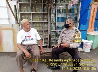 Ciptakan Situasi Kondusif Bhabin Kesambi Polsek Kesambi Polres Ciko Polda Jabar Melalui Inovasi jamblang