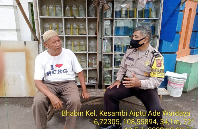 Ciptakan Situasi Kondusif Bhabin Kesambi Polsek Kesambi Polres Ciko Polda Jabar Melalui Inovasi jamblang