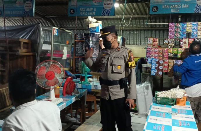 Tanpa kenal lelah, Personil Polres Cirebon Kota gencar laksanakan Patroli PPKM Level 4