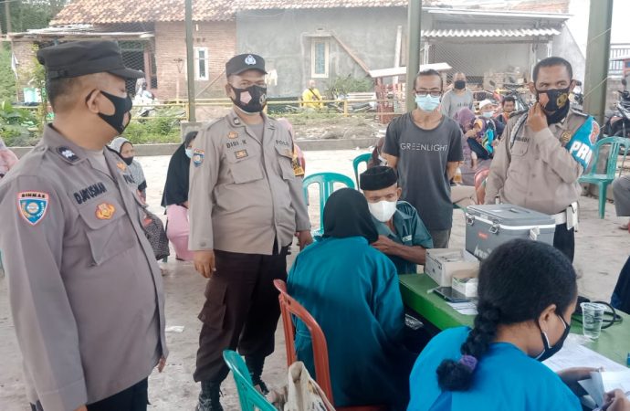 Dukung Program Vaksinasi Bhabinkamtibmas Harjamukti Polsek Seltim Polres Ciko Monitoring Vaksin tahap1,2 dan 3 (Booster)