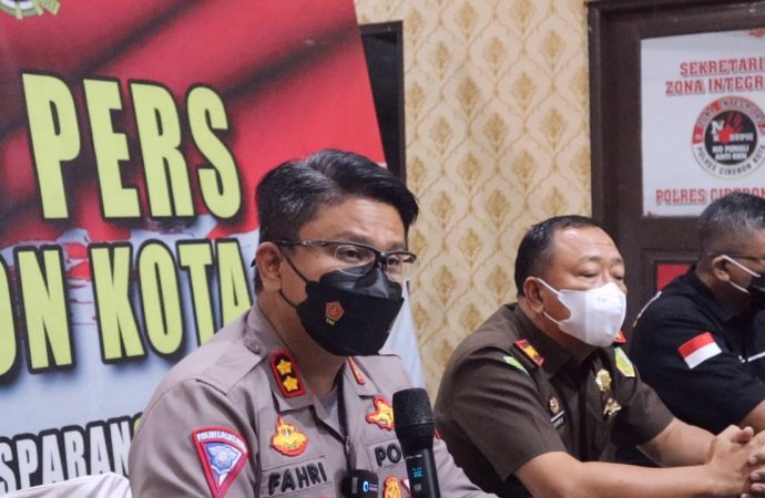 Polres Cirebon Kota Gelar Konpres Terkait perkembangan Kasus Nurhayati Bersama Kejari Kabupaten Cirebon