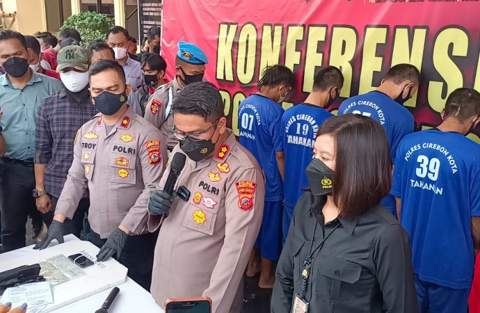 12 Pelaku Curanmor dan Curat dibekuk Polres Cirebon Kota, Hasil Operasi Jaran Lodaya 2022