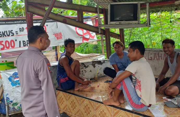 Himbau Prokes ,Bhabin Argasunya Polsek Seltim Polres Ciko melalui Inovasi Jamblang