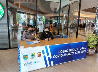 Monitoring Kamtibmas Serta Prokes, Bhabinkamtibmas Kejaksan Polsek Utbar Polres Ciko sambangi sejumlah Area Publik