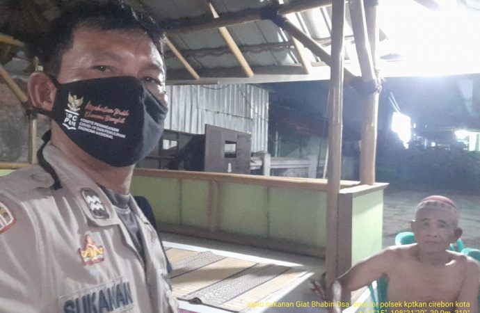 Sambang Kamtibmas Warga, Bhabin Sura lor Polsek Kapetakan Polres Ciko Inovasi Jamblang Himbau Prokes