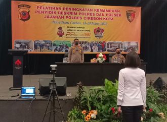 Tingkatkan Kemampuan Penyidik. Kapolres Cirebon Kota Buka Latkatpuan Penyidik Reskrim Polres & Polsek Jajaran