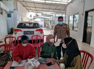 Monitoring Vaksinasi Bhabin Kebonbaru Polsek Utbar Polres Ciko Dosis 1,2 dan 3 