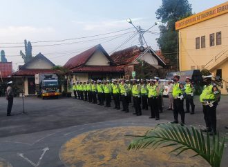Personil Sat Lantas Polres Ciko, Apel Pagi Wujud Kesiapan dalam Pelaksanaan Tugas