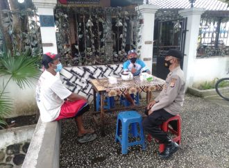 QR Utbar Polres Ciko Polda Jabar , melalui Patroli Dialogis , Monitoring Kamtibmas di masa PPKM Level 3