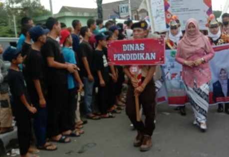 Ikuti Kirab Budaya, Disdik Majalengka Sukseskan Pendidikan Anak Sehat Berkarakter