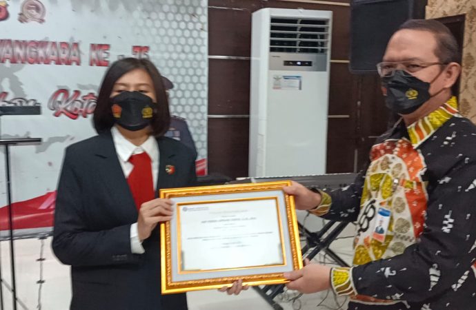 Kasat Reskrim Polres Ciko Terima Penghargaan Bank BI, berhasil ungkap Uang Palsu