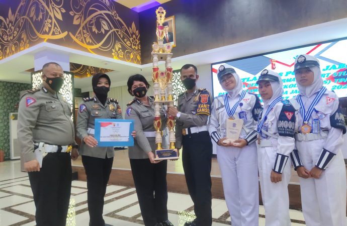 PKS Sat Lantas Polres Majalengka Berhasil Menjadi Juara Umum Smart Student Tingkat Polda Jabar