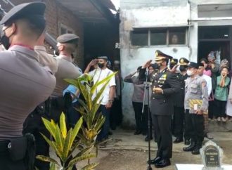 Beri Penghormatan Terakhir, Kapolres Majalengka Pimpin Upacara Pemakaman Kasat Intelkam