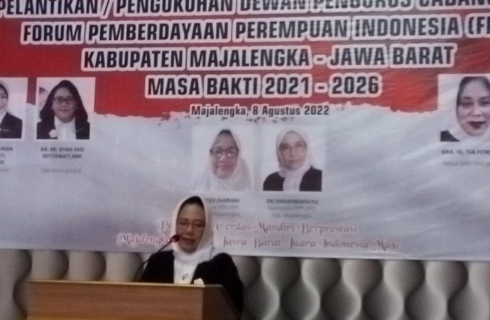 Forum Pemberdayaan Perempuan Indonesia Majalengka Resmi Dilantik