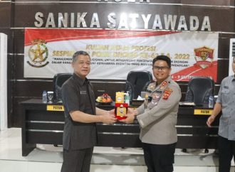 Kapolres Cirebon Kota Terima Kuliah Kerja Profesi Sespimmen Polri Dikreg ke-62 T.A. 2022