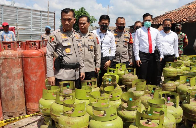 Polresta Cirebon Gerebek Gudang Penyalahgunaan Gas Bersubsidi