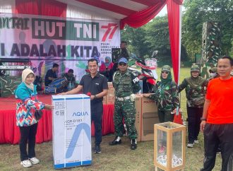 Kapolresta Cirebon Hadiri Gerak Jalan Santai dalam rangka HUT TNI ke – 77 Tahun 2022