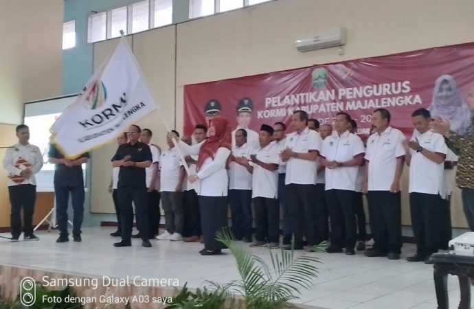 Resmi Dilantik Lilis Yuliasih Jabat Ketua Umum KORMI Majalengka