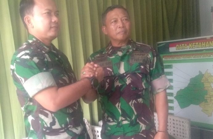 Pisah Sambut Danramil Palimanan Berlangsung Sederhana dan Meriah