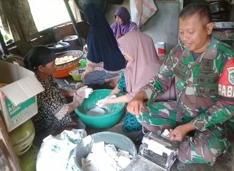 Babinsa 1225/Cipatujah Sertu Agus Sugiarto Berikan Motivasi dan Edukasi UMKM