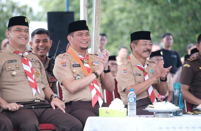 Hadiri Raimuna Cabang Gowa, Bupati Adnan: Pramuka Wadah Pembentukan Karakter
