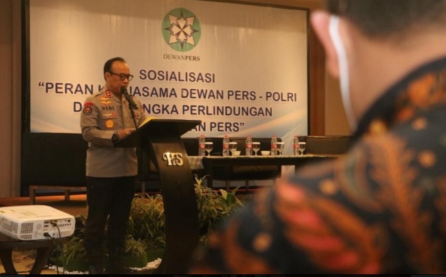 POLRI dan Dewan PERS Sosialisasi Perlindungan Kemerdekaan PERS