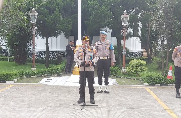 Polres Cirebon Kota Apel Pengamanan Kirab Budaya Merah Putih