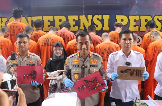 Operasi Jaran Lodaya 2023, Polresta Cirebon Ungkap 12 Kasus Curas, Curat, dan Curanmor
