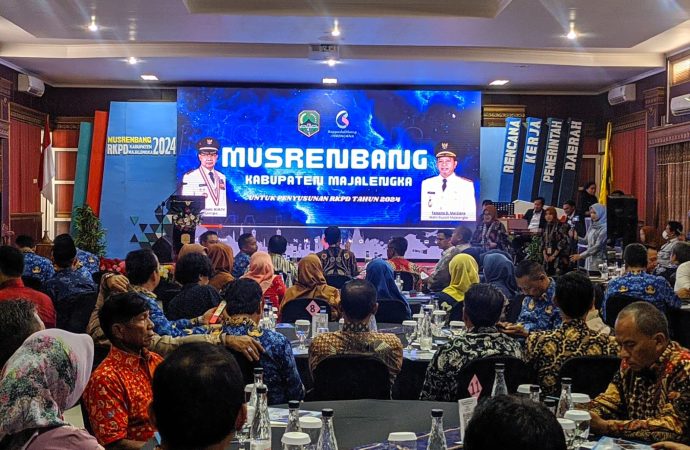 Pemkab Majalengka Gelar Musrenbang RKPD Tahun 2024: Pertumbuhan Ekonomi Majalengka Tertinggi Di Jabar