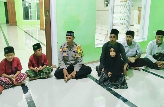 Kanit Binmas Polsek Pabedilan Polresta Cirebon Sampaikan ini Setelah Sholat tarawih