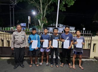 Sebanyak 21 Orang Anak Yang Diduga Hendak Perang Sarung di Amankan Polisi