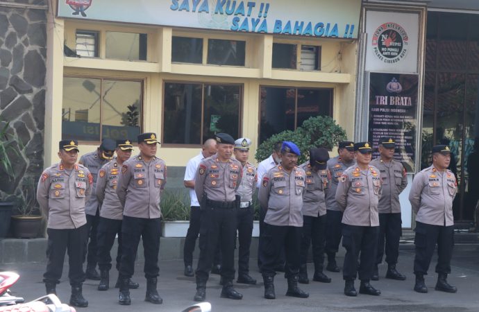 Apel Pagi, Waka Polres Cirebon Kota Harapkan Anggota Maksimal Dalam Tugas Meski Berpuasa