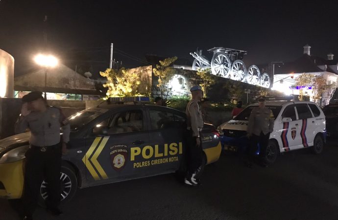 Cipta Kondisi Malam Hari, Polres Cirebon Kota Gelar Patroli KRYD