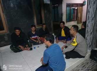 Antisipasi Gangguan Kamtibmas, Polsek Talun Laksanakan Patroli Satkamling Ramadhan