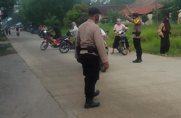 Polsek Kaliwedi Polresta Cirebon, Laksanakan Giat Police Hazard (PH) Pagi