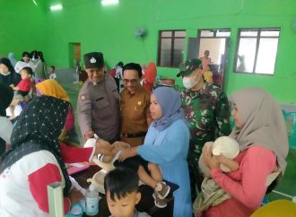 Polsek Waled Polresta Cirebon Kawal Pelaksanaan Vaksin Polio