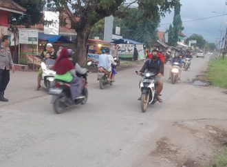 Wujudkan Rasa Aman Tertib Lancar di Jalan Saat Ngabuburit, Polsek Babakan Polresta Cirebon