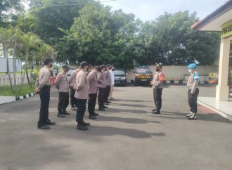 Kapolsek Susukanlebak Ingatkan Anggotanya untuk Hindari Pelanggaran
