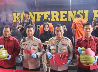 Polresta Cirebon Amankan Dua Pelaku Spesialis Pencurian Tabung Gas Elpiji