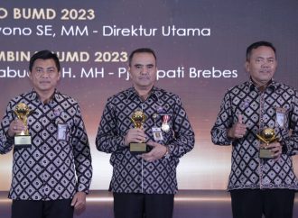 Lagi, Brebes Raih Penghargaan Top BUMD Award