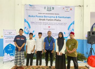 Badko HMI Jabodetabeka-Banten dan PT. Cakra Ventures Indonesia Santuni Anak Yatim Piatu