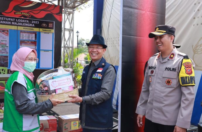 Forkopimda Majalengka Beri Motivasi Pada Petugas Ops Ketupat Lodaya 2023 Polres Majalengka
