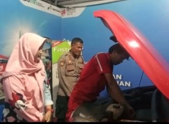 Pemudik Senang Beristirahat di Posyan Polresta Cirebon Rest Area KM 228