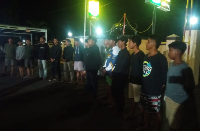 Cegah Balapan Liar di Majalengka, Polisi Amankan Belasan Remaja dan 12 Sepeda Motor