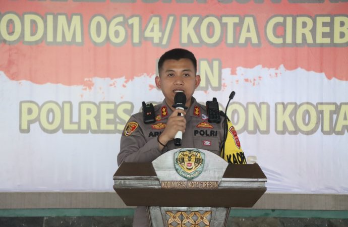 Kodim 0614/Kota Cirebon bersama Polres Cirebon Kota Gelar Halal bil Halal dan Coffe Mornin